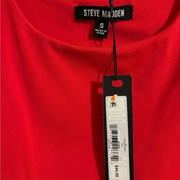 Steve Madden Red Nico Bodysuit - Picture 10 of 10